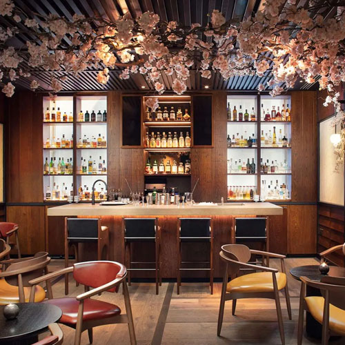 Japanese themed bar at Prince Akatoki hotel